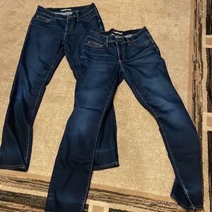 2 Pair Lands’ End Jeans